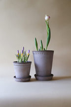 Bergs Potter 丹麥手工花盆復古北歐風 Helena系列 簡約多肉粗陶盆