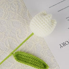 每週一花 | 週花提案 | INS風 純手工郁金香毛線編織仿真花｜胖嘟可愛造型｜生活風格 | 生日禮物 | 3支起售