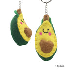 居家INS風｜可愛水果系列｜尼泊爾羊毛氈水果檸檬蘋果葡萄掛件｜書包背包小吊飾鑰匙圈