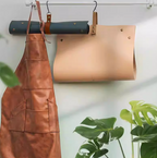 便攜卷式園藝皮革換土地墊 當個城市園藝家 卡其色